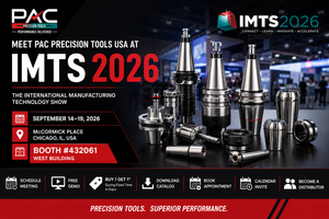 PAC Precision Tools USA to Exhibit at IMTS 2026 – Visit Booth #432061