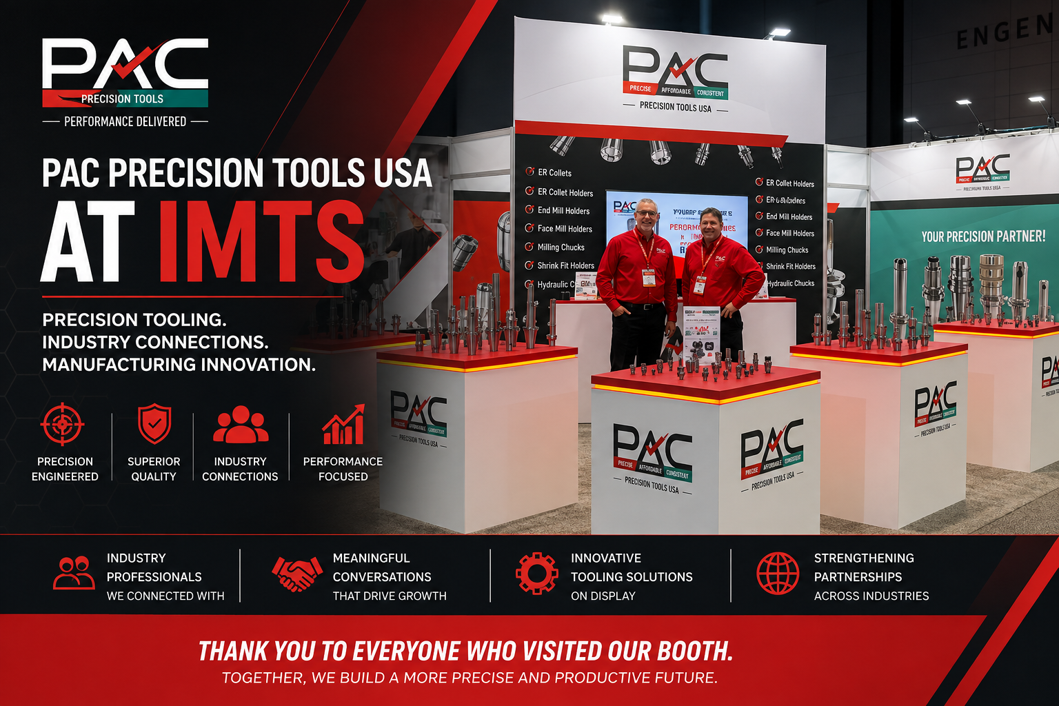 PAC Precision Tools USA at IMTS: Showcasing Precision CNC Tooling & Manufacturing Innovation