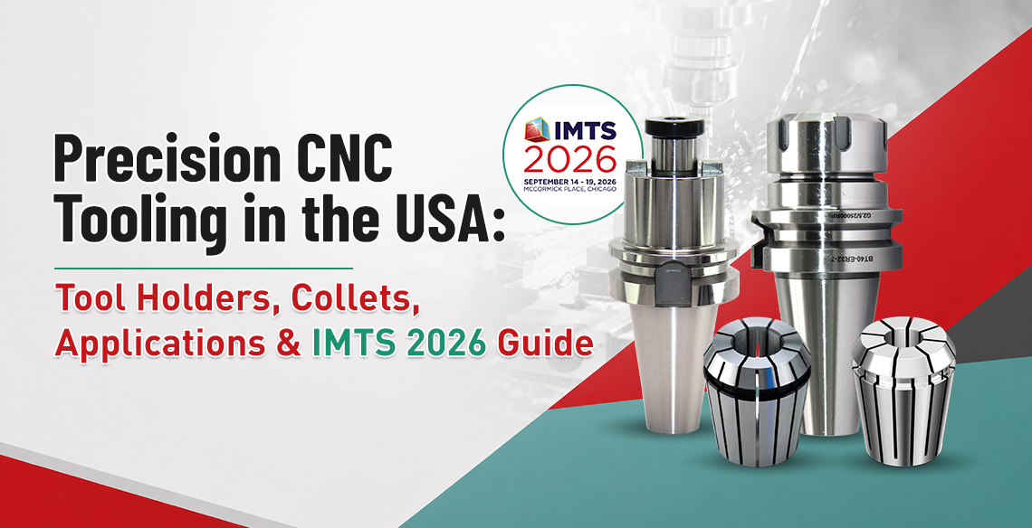 Precision CNC Tooling in the USA: Tool Holders, Collets, Applications & IMTS 2026 Guide